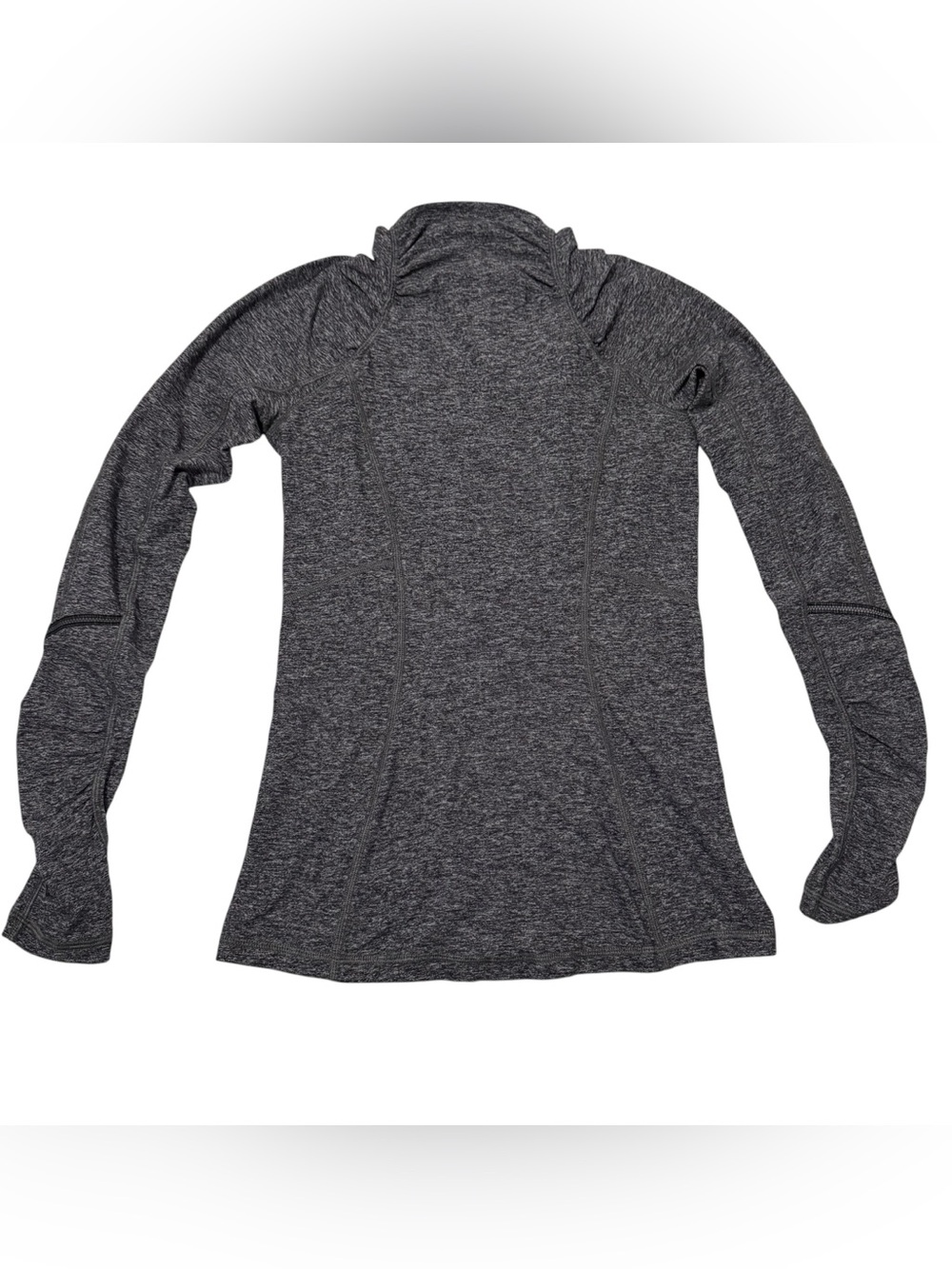 lululemon athletica Turtleneck Grey women’s size 4 Thumbholes